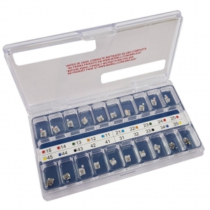 KIT OF BRACKETS ROTH PRESCRIPTION  CERAMIC SLI 0.22  CAN.9° ANG - HOOK CAN/BICUSP PAK/20UN MORELLI_2