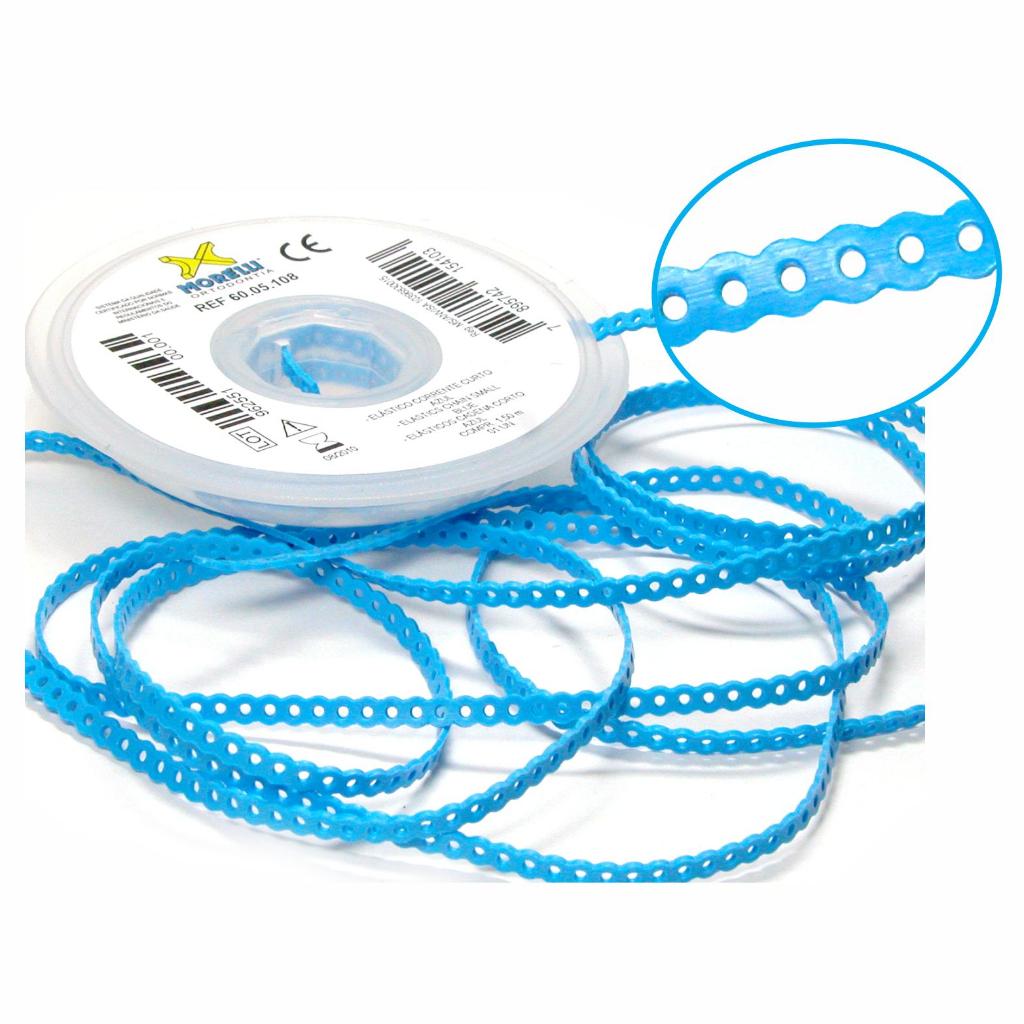ELASTIC CHAIN SHORT BLUE 1,5M PAK/1M MORELLI_1