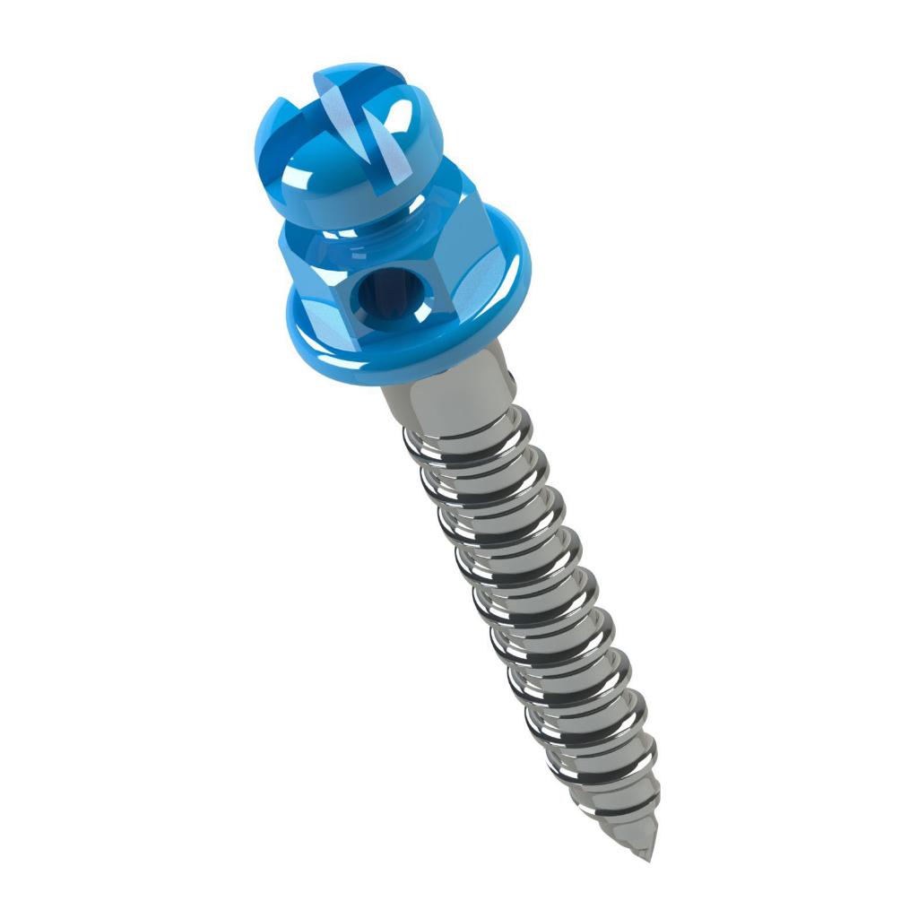 ORTHODONTIC MINI SCREW WITH BRACKET HEAD COUNTER CLOCKWISE LENG.: 8MM TRANSM.: 1MM Ø1.5MM PAK/1UN MORELLI_1