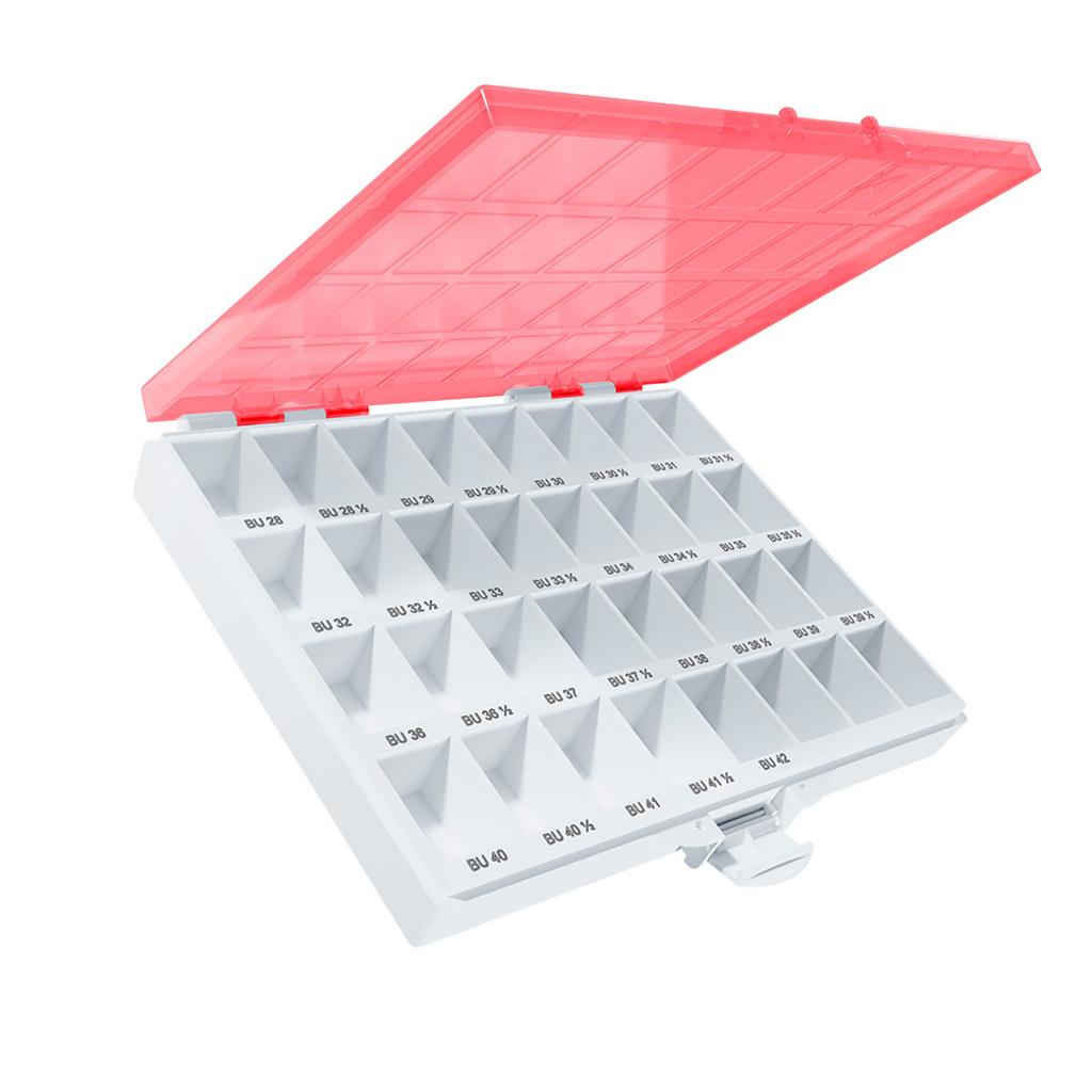 BOX FOR ORTHODONTICS BANDS UNIVERSAL UPPER  R/L RED PAK/1UN MORELLI_1