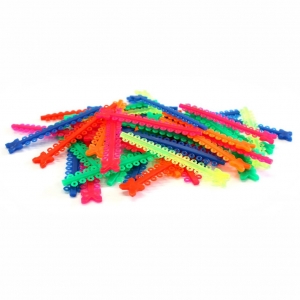 ELASTIC LIGATURE IN MODULES CRYSTAL ASSORTED PAK/1000UN MORELLI_1