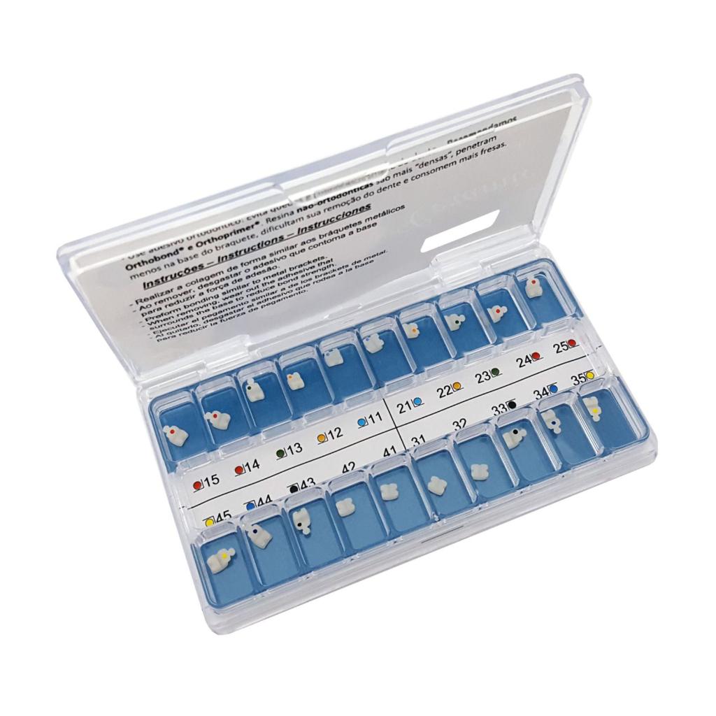 Kit Brackets 01 case Prescription Roth - Ceramic .022_2