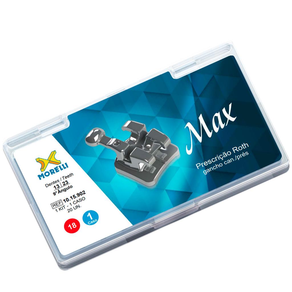 KIT OF BRACKET CASE ROTH MAX WITH HOOK 3 SLOT 0.18 PAK/20UN MORELLI_1