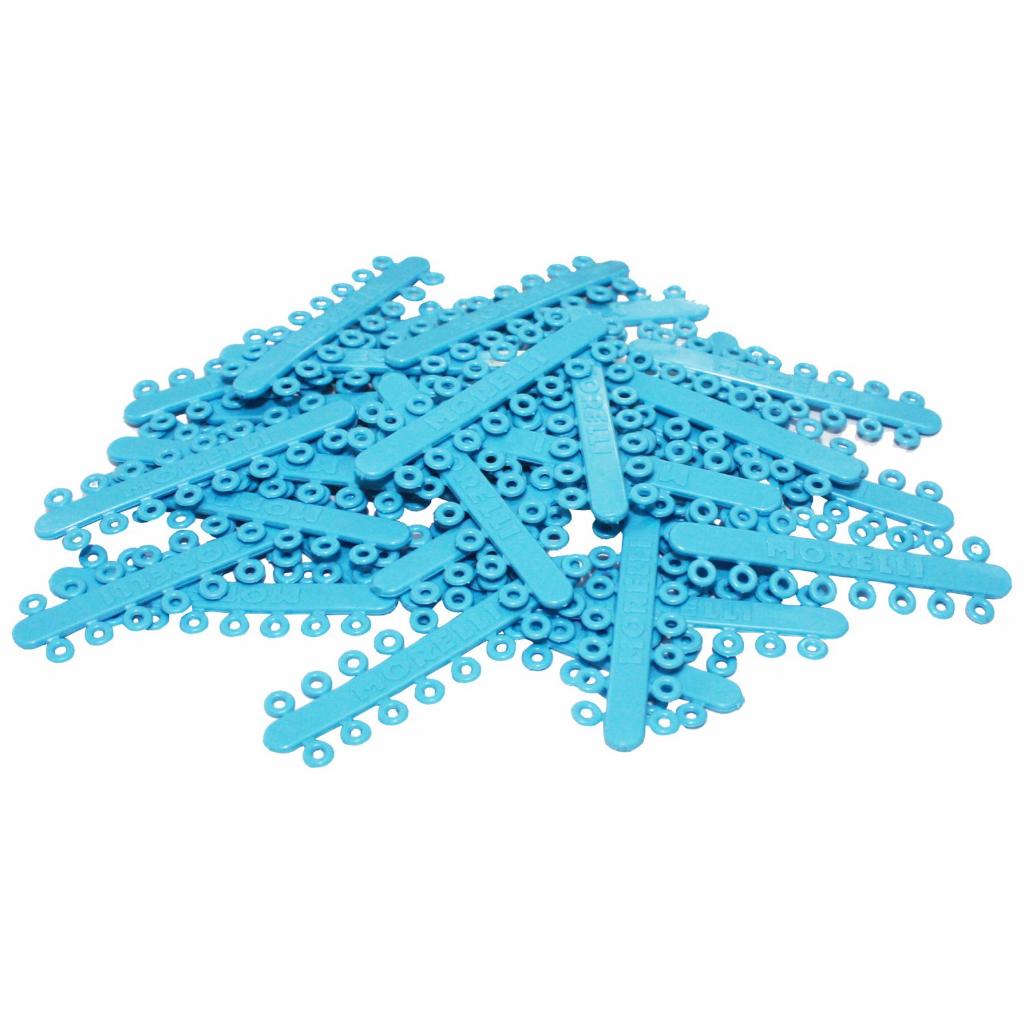 ELASTIC SEPARATOR IN MODULE LIGHT BLUE  Ø 5/32 = 4,0MM PAK/500UN MORELLI_1