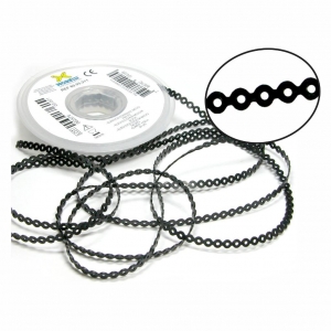 ELASTIC CHAIN MEDIUM BLACK 1,5M PAK/1M MORELLI_1