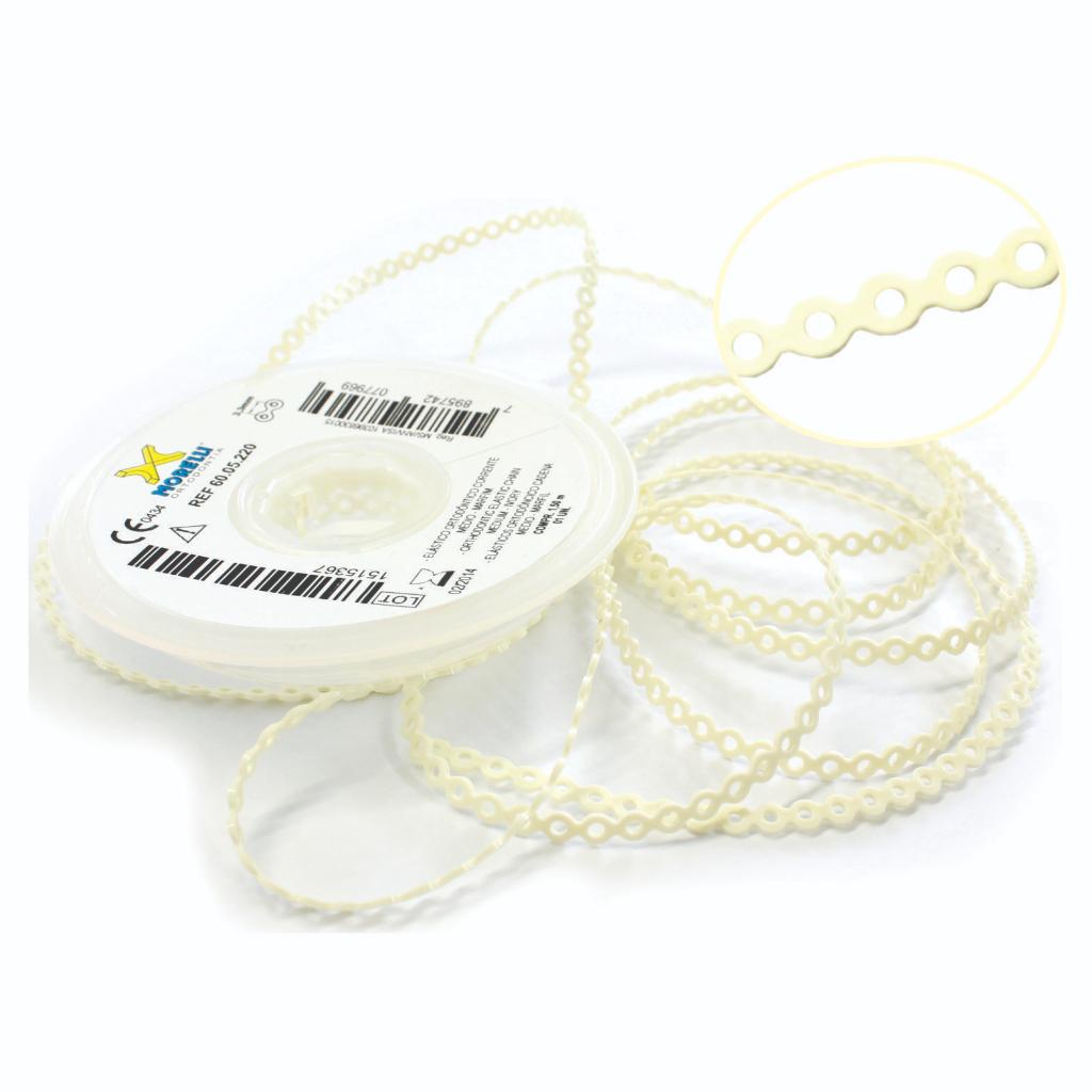 ELASTIC CHAIN MEDIUM IVORY 1,5M PAK/1M MORELLI_1