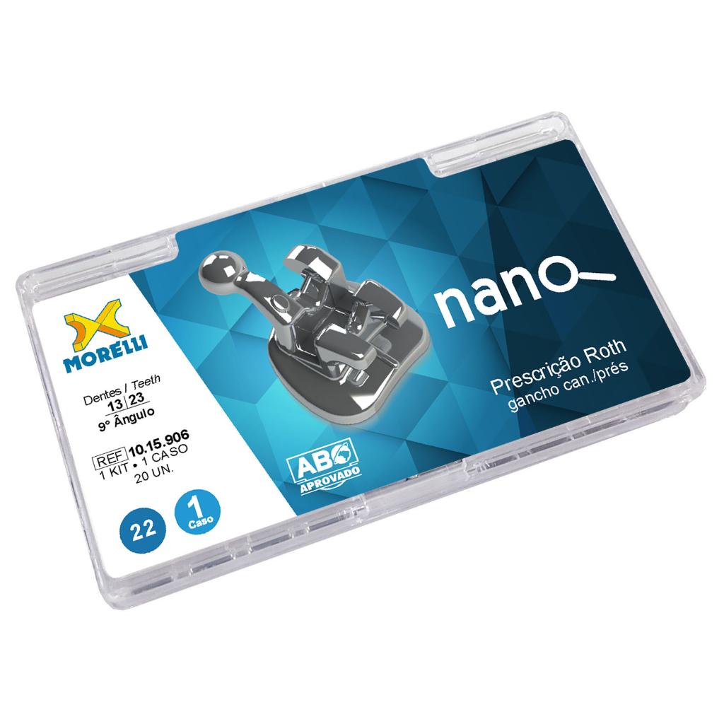 Set of Brackets 01 case Prescription Roth - Nano .022 - Dentaico