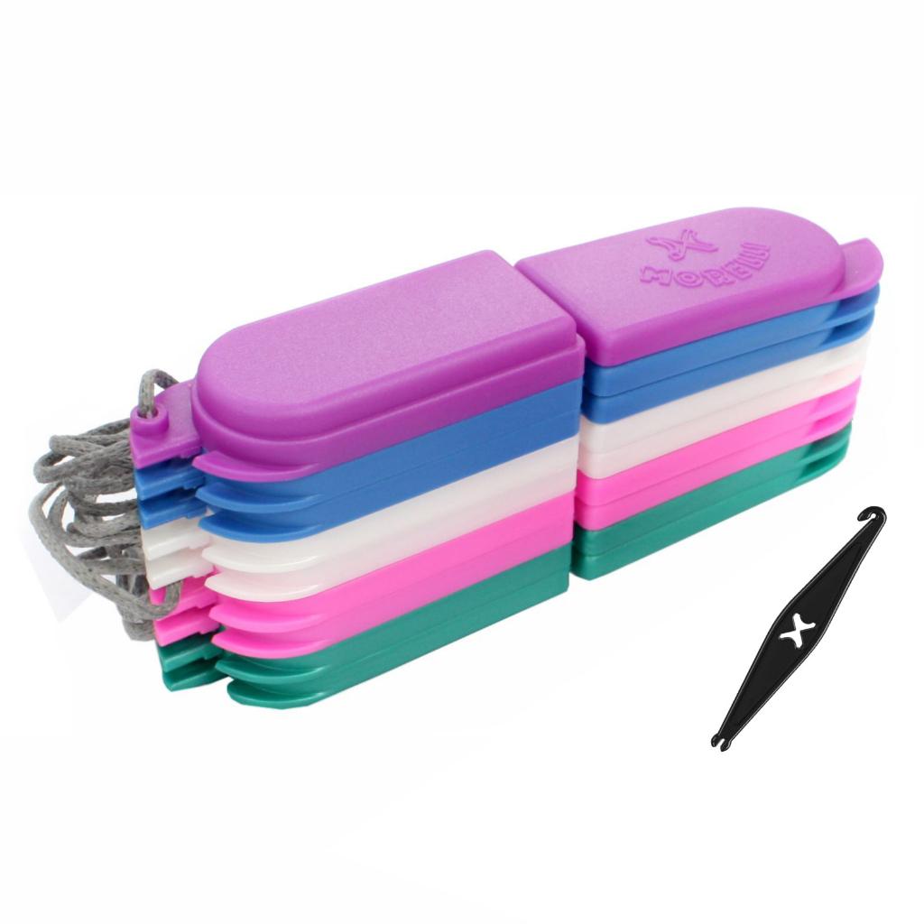 RETAINER BOX FOR ELASTICS ASSORTED COLORS PAK/10UN MORELLI - Dentaico