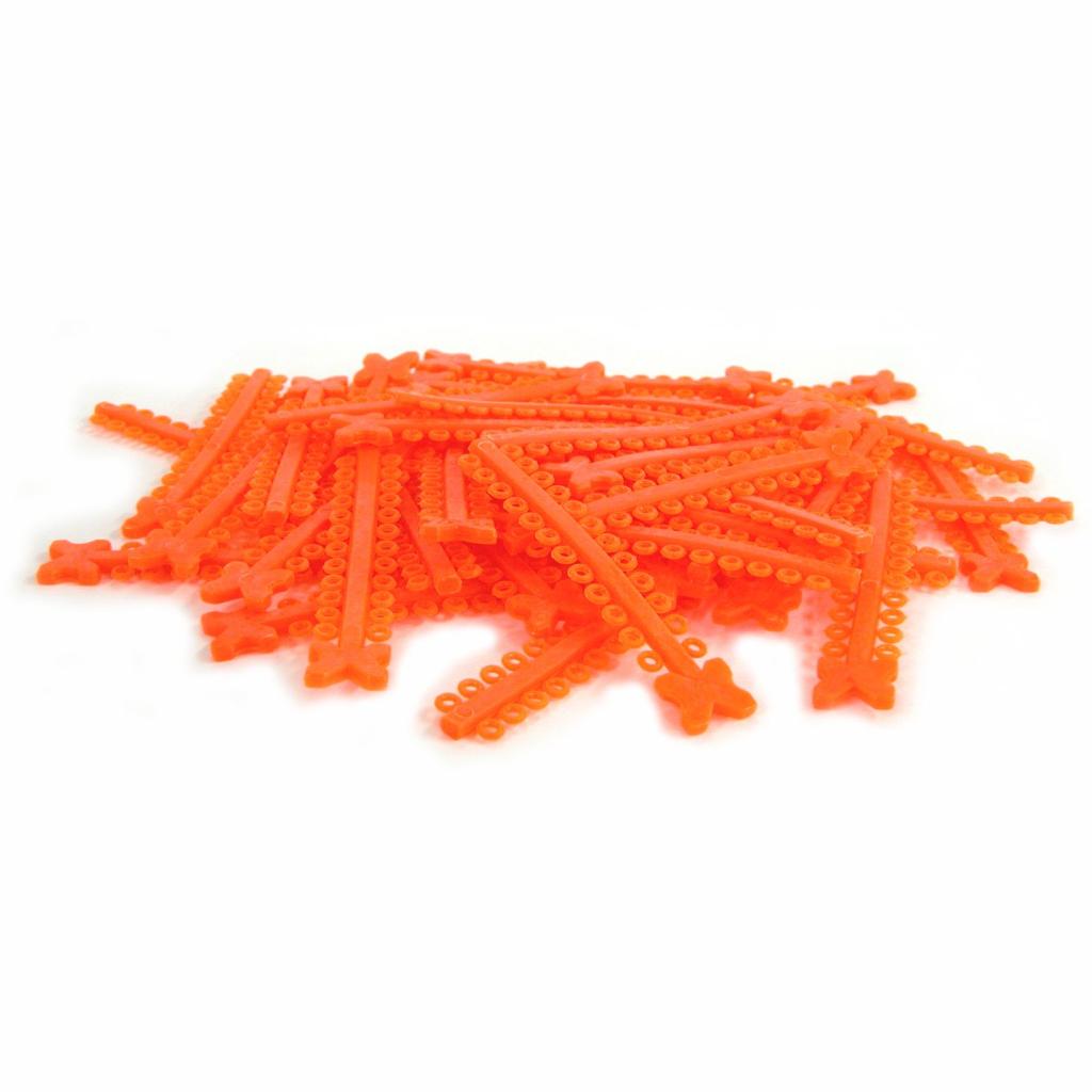 ELASTIC LIGATURE IN MODULES CRYSTAL ORANGE PAK/1000UN MORELLI_1