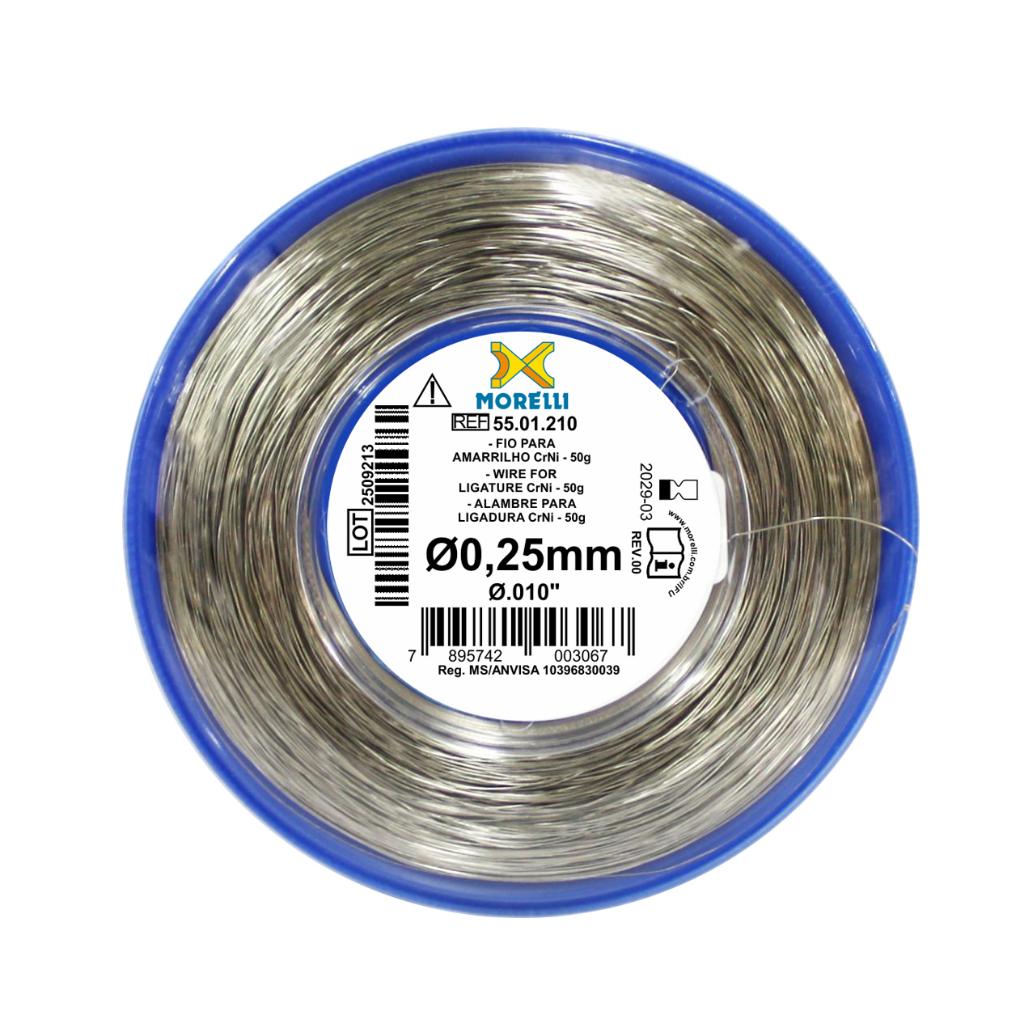 WIRE FOR LIGATURE  ROUND Ø0,25MM 0.10 IN ROLL 50G PAK/50G MORELLI_1
